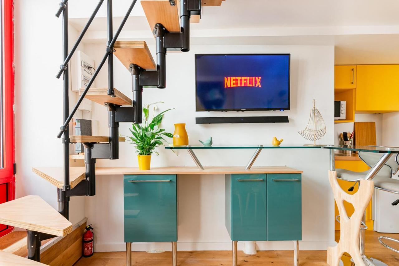 Beige Hospitalite - Elia Love Loft Centre Ville Saint-Etienne  Exterior foto